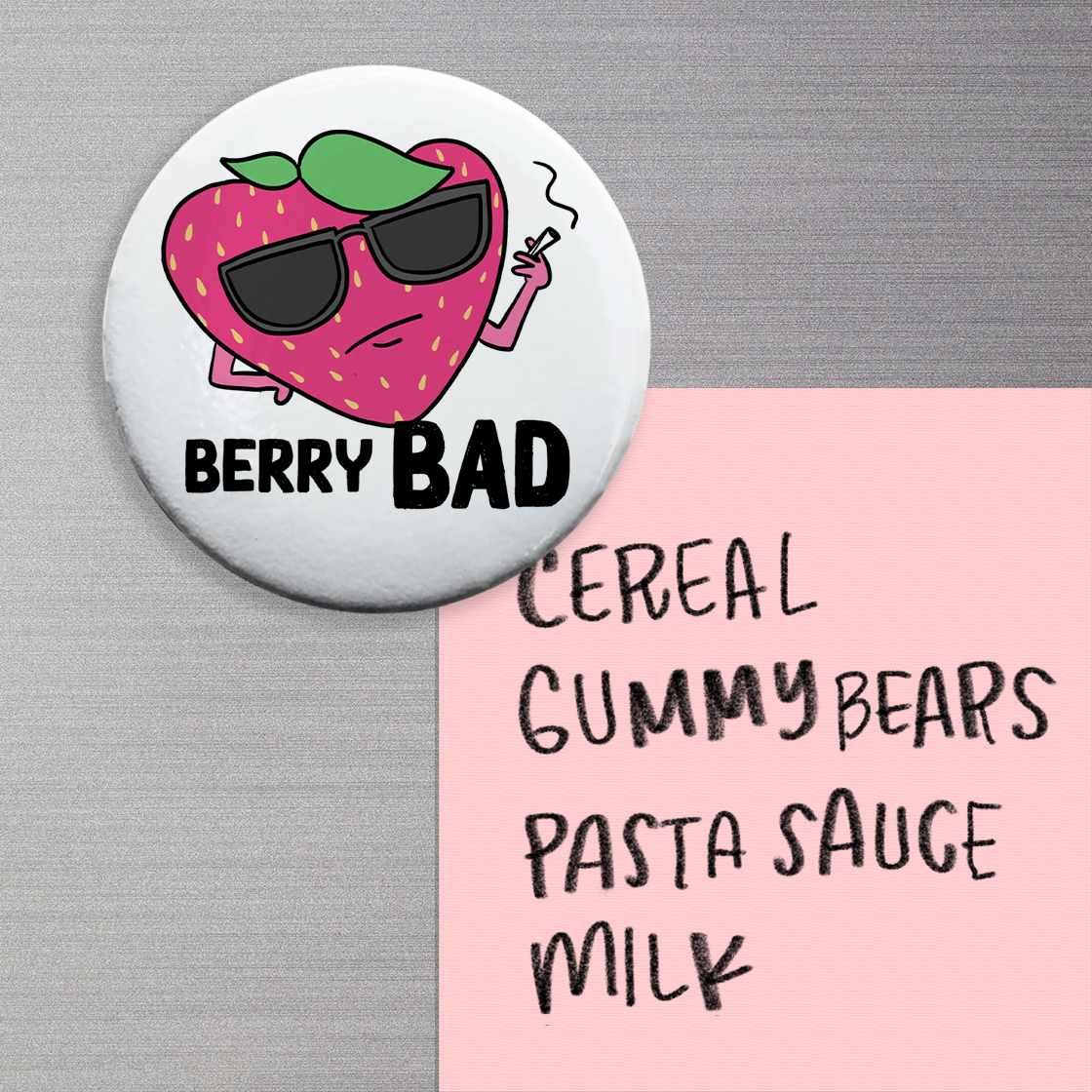 Berry Bad Magnet