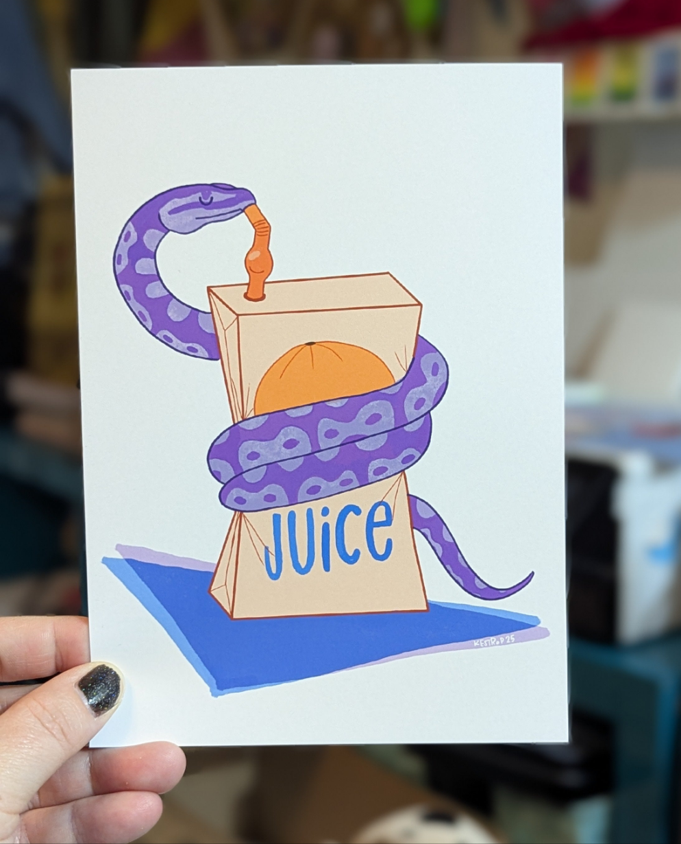 Noodle Juice Snake Print