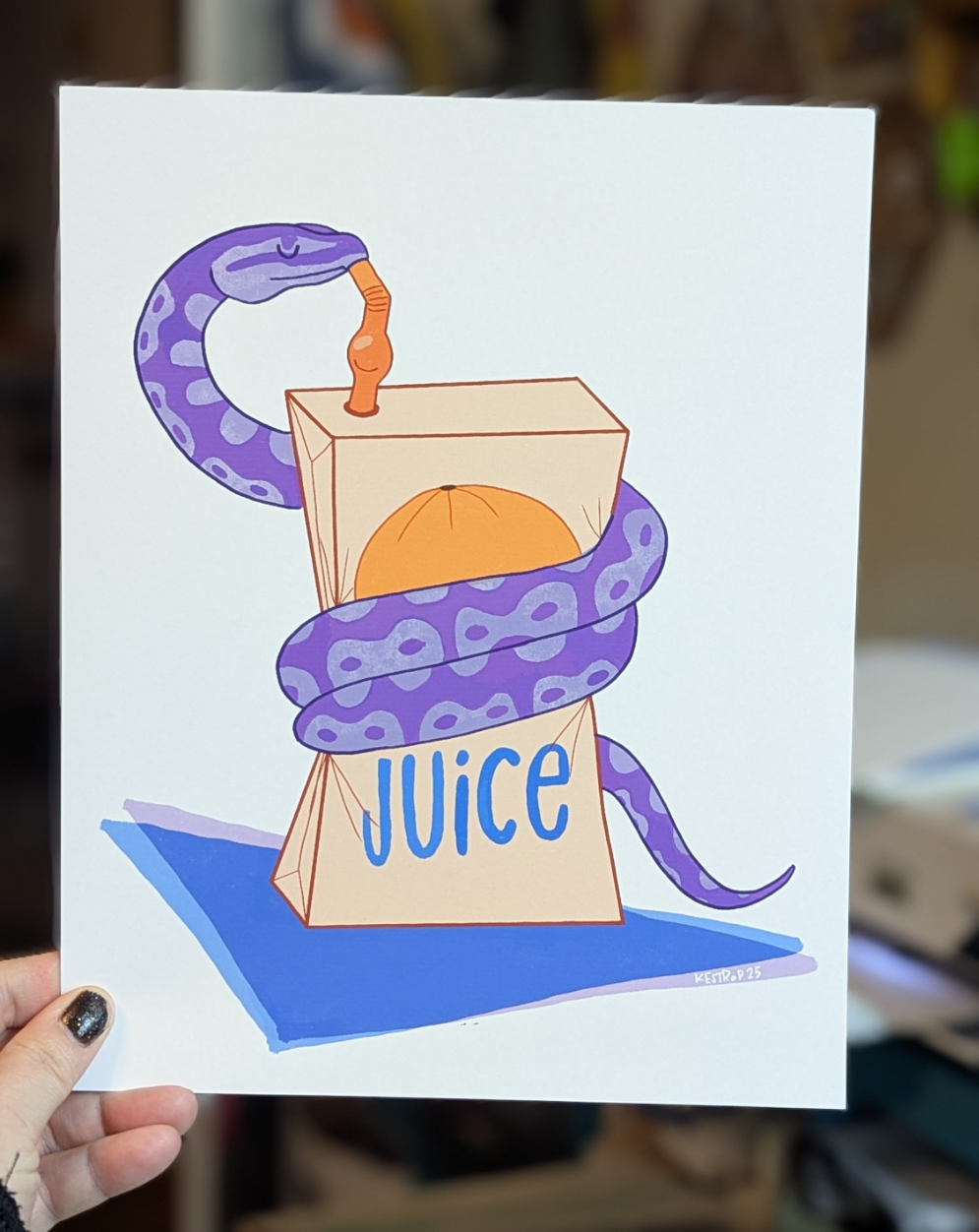 Noodle Juice Snake Print