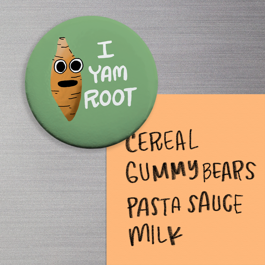 I Yam Root Magnet
