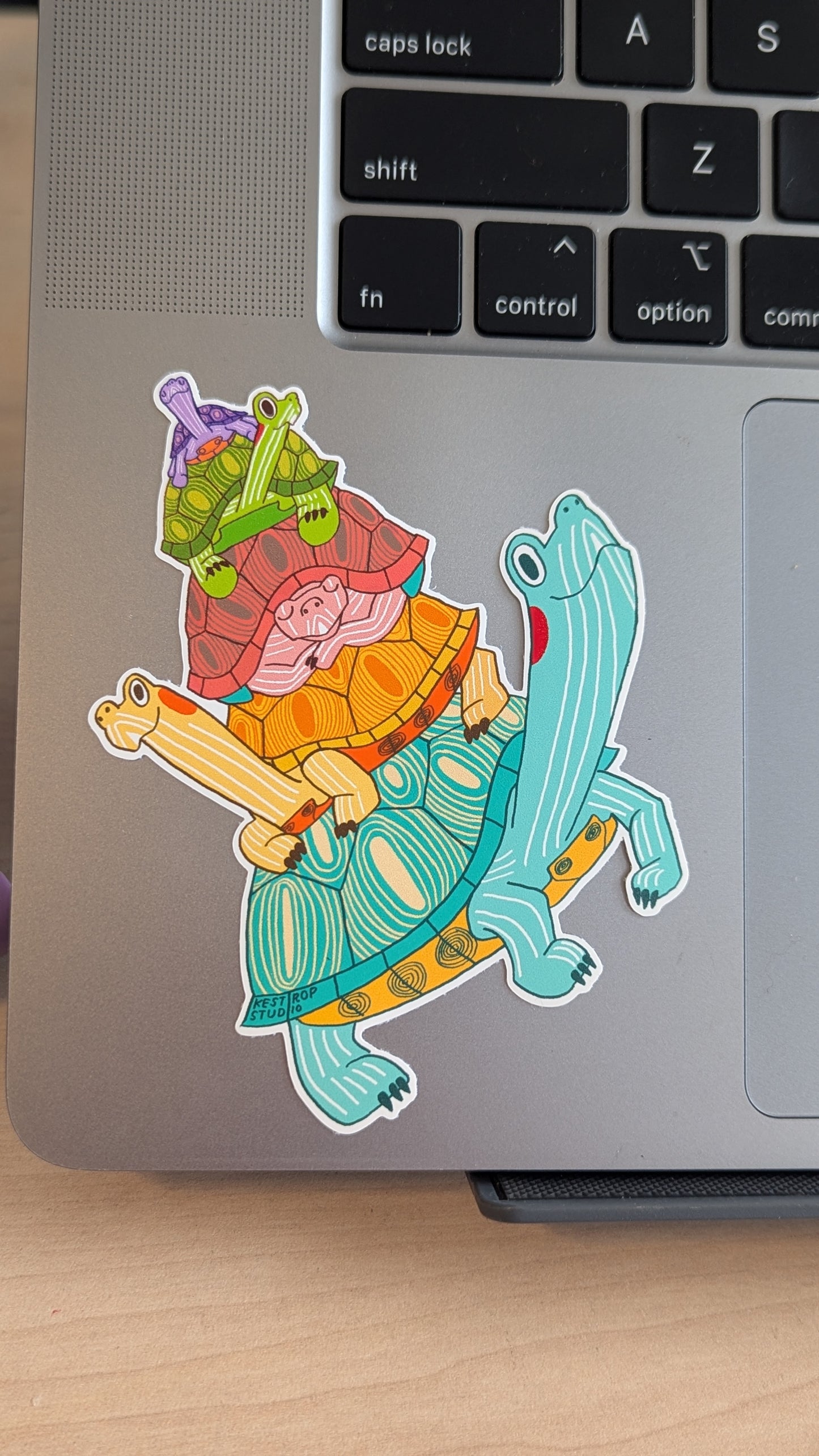 Turtle Stack Sticker