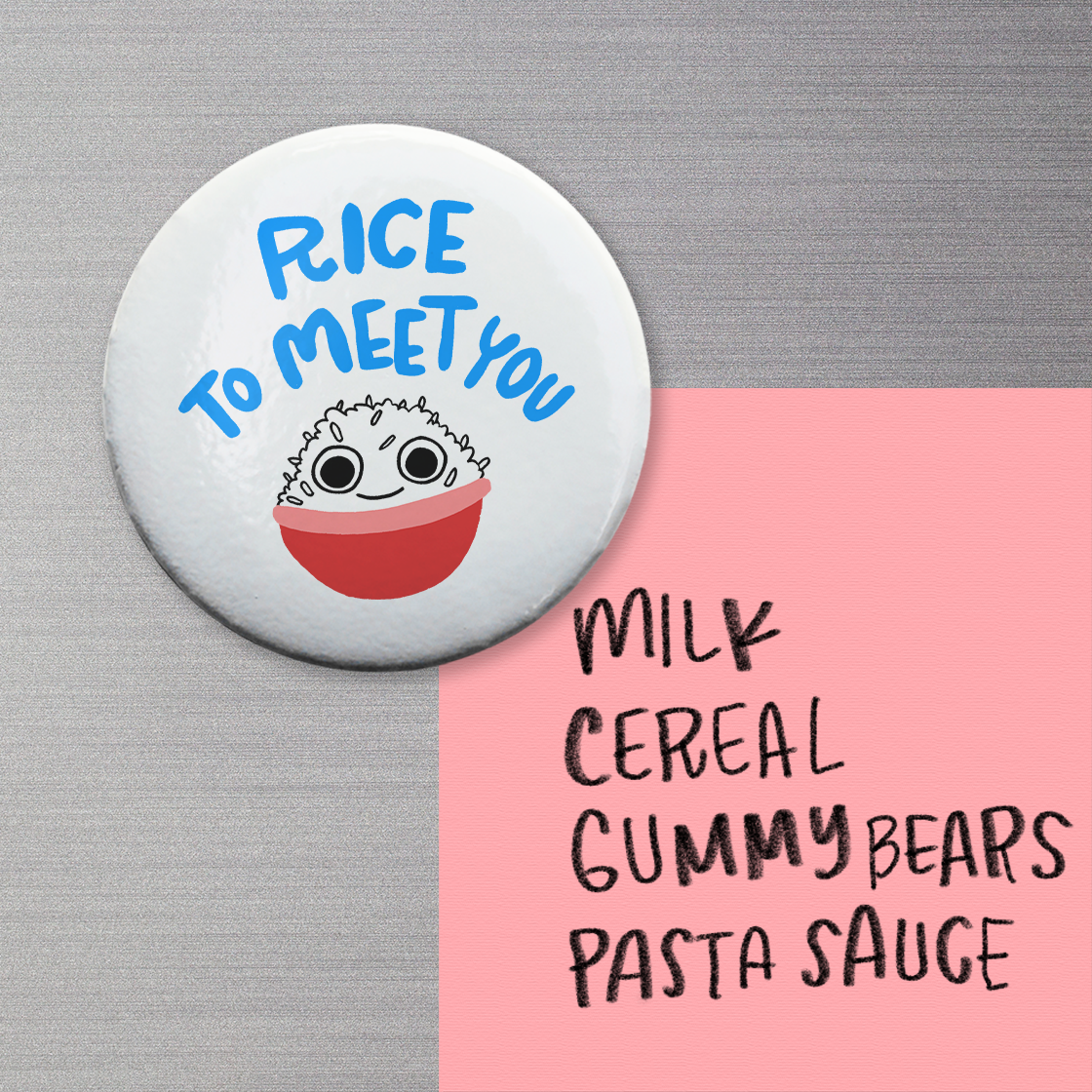 Rice to Meet You Magnet