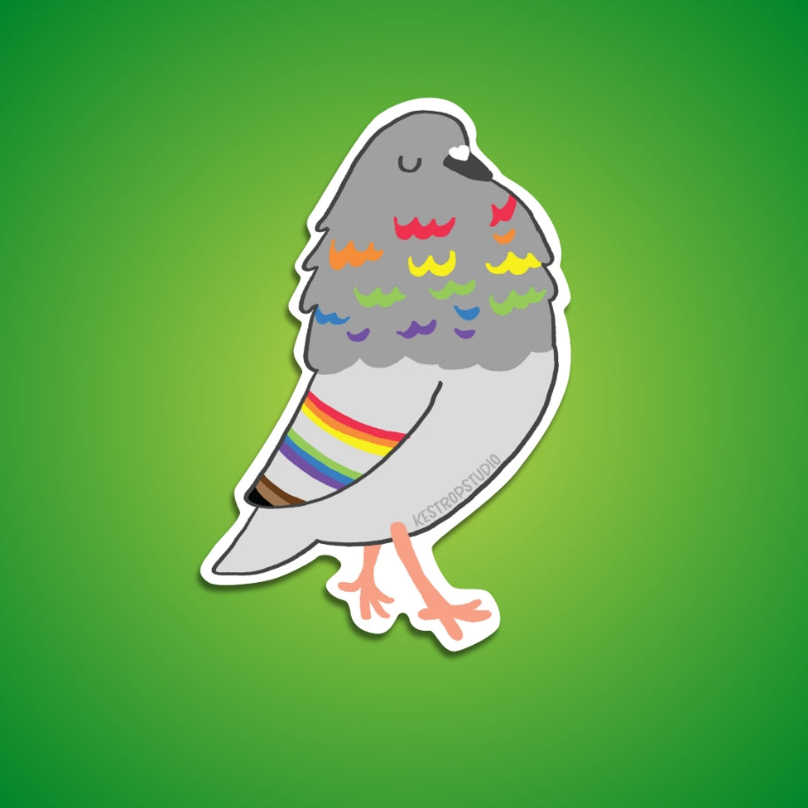 Rainbow LGBTQ Pride Pigeon