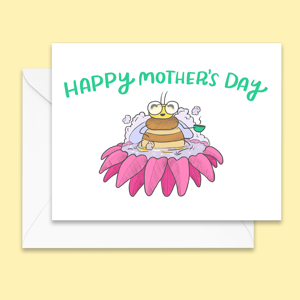 Flower Spa Mother's Day Greeting Card