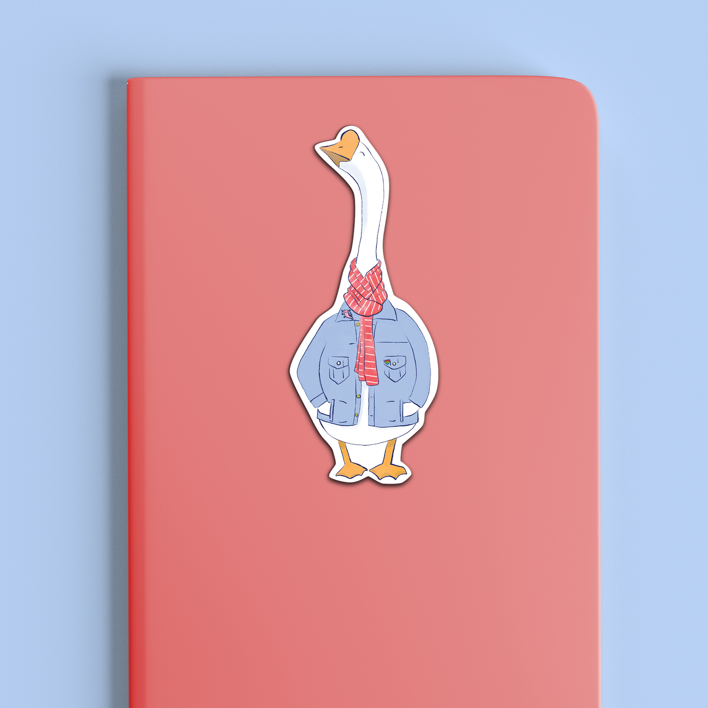 Autumn Goose Vibes Vinyl Sticker