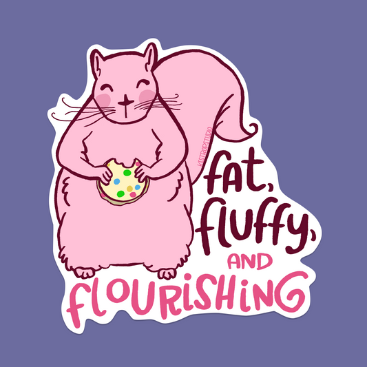 Flourishing Squirrel Sticker