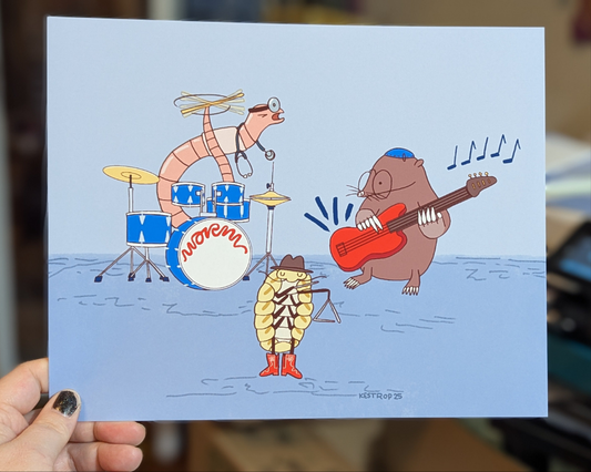 Doctor Worm Print