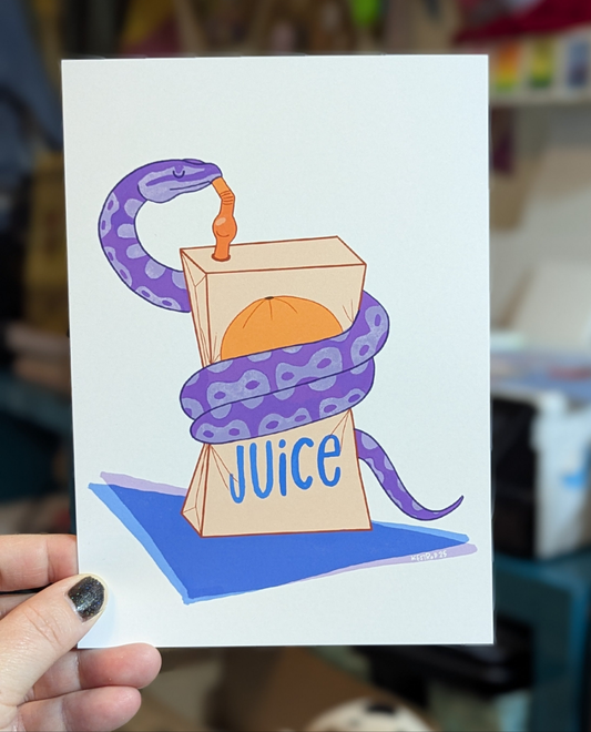 Noodle Juice Snake Print