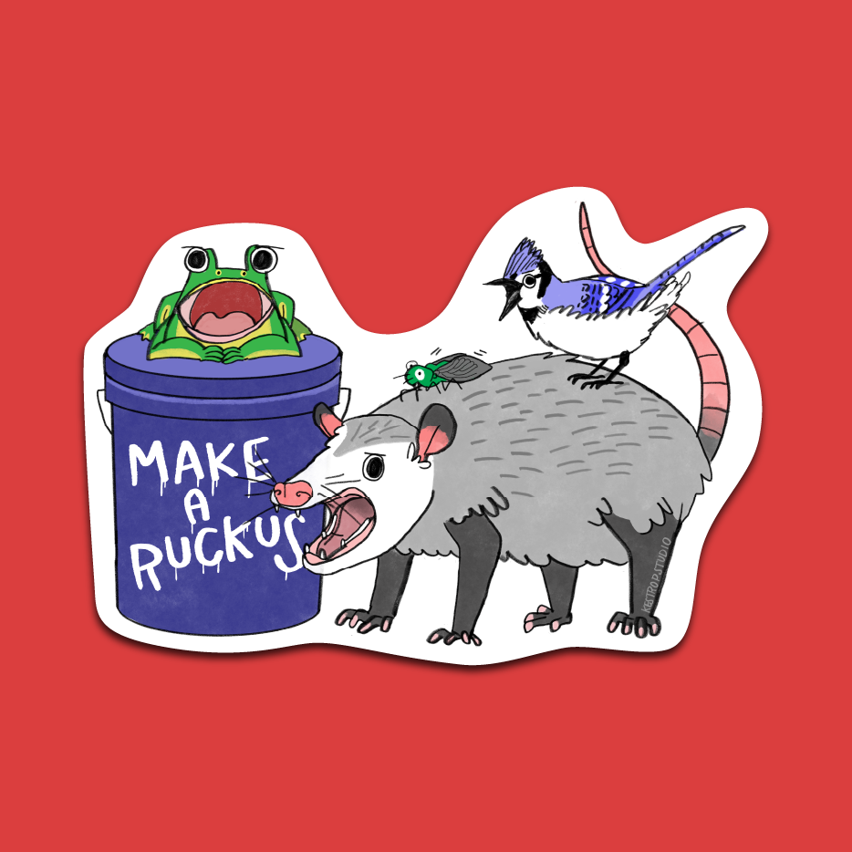 Make a Ruckus Sticker