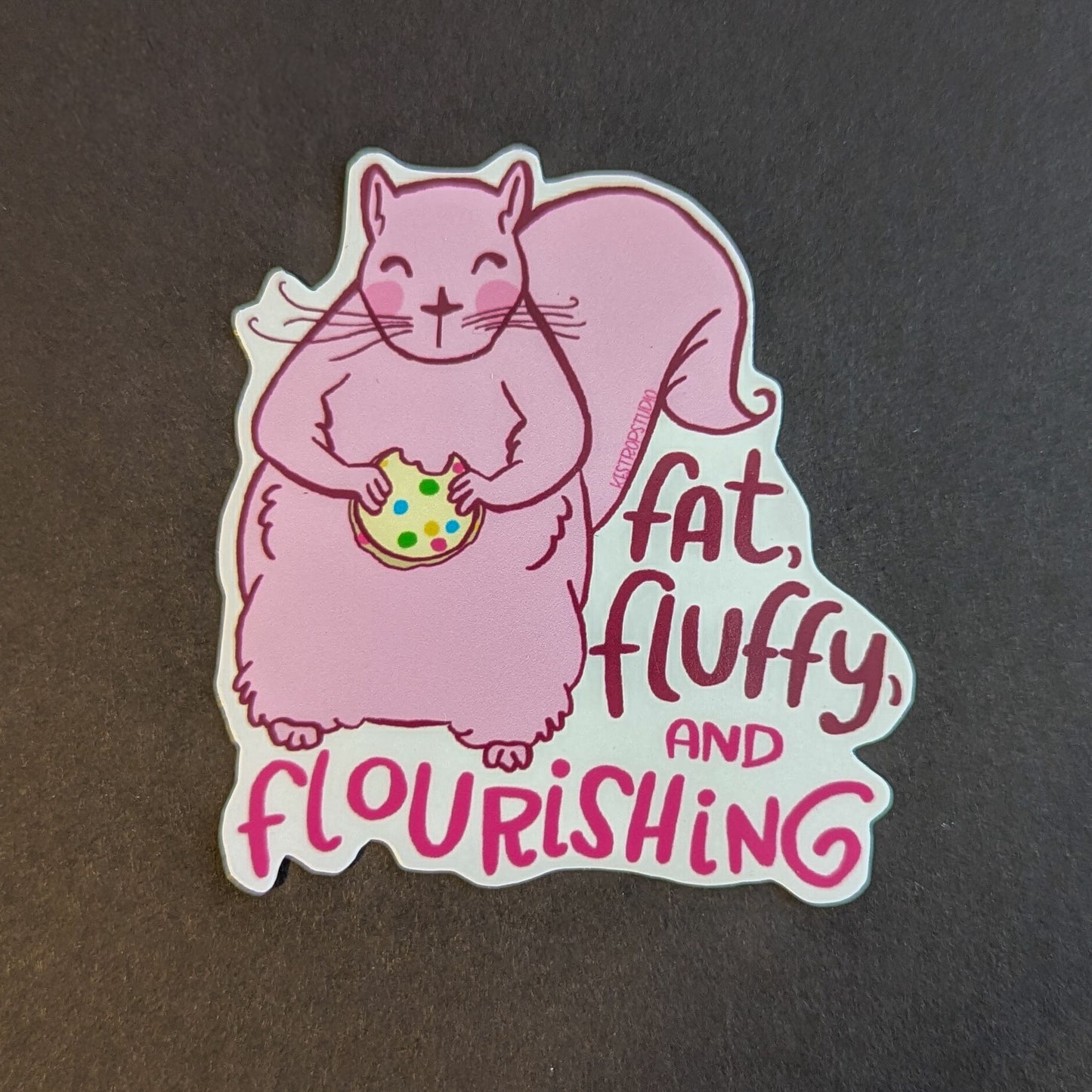 Flourishing Squirrel Sticker