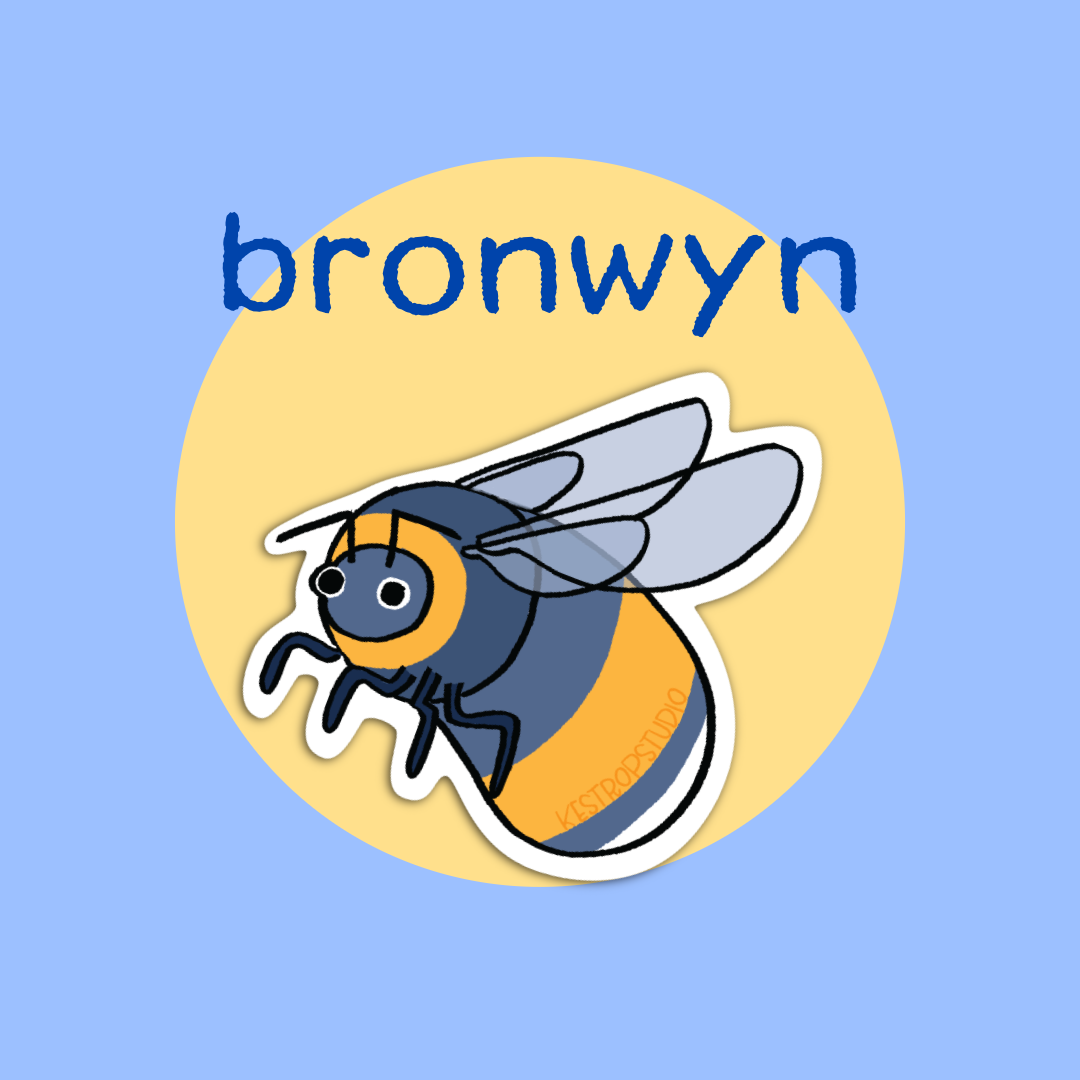 Bronwyn Bumble Bee Lil Guy Sticker