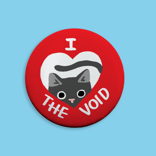 Cat Void Pinback Button